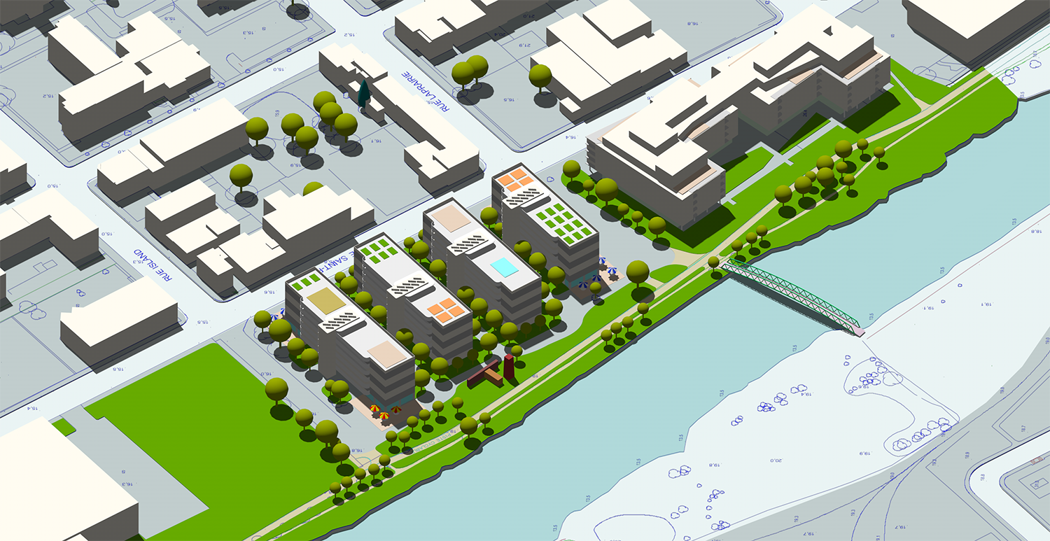 2175 Saint-Patrick  - rev 2017 - 24 - poursuivre la trame de rue - Nouvelle passerelle